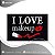 Tapete Capacho I Love Makeup  Maquiagem Menina Decora - Imagem 2