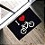 Tapete Capacho Decorativo I Love Bike Entrada Porta - Imagem 1