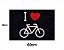 Tapete Capacho Decorativo I Love Bike Entrada Porta - Imagem 4