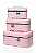 MALETA ROSA COM STRASS KIT COM 3 - Imagem 1
