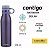 Garrafa Portátil Térmica Academia Lazer Inox Duplo 591 Ml Contigo Roxa - Imagem 2
