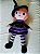 Boneca Bruxinha com vassoura Halloween em Crochê Amigurumi - Imagem 4