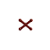 Cruzeta Vermelha Plástica - Imagem 1