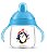 Copo Pinguim 260ml Azul - Imagem 1