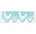 Stencil Barrado Renda Galinha 10cm x 30cm - Imagem 1