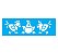 Stencil Barrado Galinhas 10cm x 30cm - Imagem 2