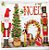 Capa de Almofada Natal Suede 100% Viscose 45 x 45cm - Imagem 2