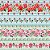 Tricoline Digital Barrado Floral Pétalas de Amor 55cm x 1,50mt - Imagem 3