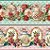Tricoline Digital Barrado Potes Florais 55cm x 1,50mt - Imagem 1