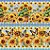 Tricoline Digital Barrado Girassol 55cm x 1,50mt - Imagem 2