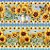 Tricoline Digital Barrado Girassol 55cm x 1,50mt - Imagem 4