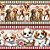Tricoline Digital Barrado Cachorrinhos Adoráveis 55cm x 1,50mt - Imagem 5