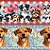 Tricoline Digital Barrado Cachorrinhos Estilosos 55cm x 1,50mt - Imagem 5