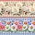 Tricoline Digital Barrado Aroma de Flores 55cm x 1,50mt - Imagem 2