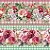 Tricoline Digital Barrado Aroma de Flores 55cm x 1,50mt - Imagem 3