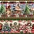 Tricoline Digital Barrado Casa do Papai Noel 55cm x 1,50mt - Imagem 2