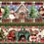 Tricoline Digital Barrado Casa do Papai Noel 55cm x 1,50mt - Imagem 3