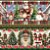 Tricoline Digital Barrado Casa do Papai Noel 55cm x 1,50mt - Imagem 1