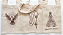 Sacola Ecobag Estilotex 100% Algodão Cru Estampada 45x45cm Artesanato - Imagem 4