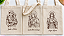 Sacola Ecobag Estilotex 100% Algodão Cru Estampada 45x45cm Artesanato - Imagem 3