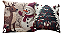 Capa para Almofada em Suede Estampas Natalinas Dupla Face com zíper 40x40cm - Imagem 4
