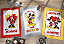 Jogo de Pano de Copa Felpudo Dohler Mickey e Minnie 23 - 3 peças - Imagem 1
