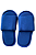Chinelo (Pantufa) Aberto Azul Marinho 100% algodão - Imagem 1