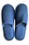 Chinelo Slipper (Pantufa) Fechado Cor Azul Marinho Sola Antiderrapante - Imagem 1