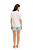 Pijama Adulto Feminino Manga Curta com Shorts Azul Limão Siciliano - Imagem 3