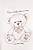 Pijama Adulto Feminino Manga Curta Xadrez Marrom Urso - Imagem 2