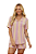 Pijama Camisaria Manga Curta LISTRA AMARELO ROSA Anna Kock Sleepwear - Imagem 1