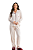 Pijama Camisaria Manga Longa Listra Rosa Detalhes Vinho Anna Kock Sleepwear - Imagem 2