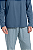 Pijama Masculino Adulto Manga Longa Azul Medio Listrado - Imagem 2