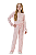 Pijama Menina Manga Longa Rosa Bailarinas Viscolycra Cor Com Amor - Imagem 1