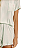 Pijama Feminino Manga Curta Listrado Verde Viscolycra Cor Com Amor - Imagem 2