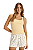Pijama Feminino Regata Amarela com Short Limão Siciliano Cor Com Amor - Imagem 1