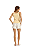 Pijama Feminino Regata Amarela com Short Limão Siciliano Cor Com Amor - Imagem 3