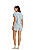 Pijama Feminino Manga Curta Vichy Estrelas Azul Cor Com Amor - Imagem 4