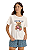 Pijama Feminino Manga Curta Urso Lovely Vichy Azul Cor Com Amor - Imagem 2