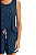 Pijama Feminino Regata com Short Azul Marinho Poá Rosa Viscolycra Cor Com Amor - Imagem 2