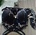 CONJUNTO SEXY BICOLOR SUPER LUXO LINHA PREMIUM COM PERSEX REF:0947 - Imagem 7