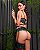CONJUNTO SEXY BICOLOR SUPER LUXO LINHA PREMIUM COM PERSEX REF:0947 - Imagem 4