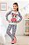 PIJAMA INFANTIL INVERNO MENINA SUEDE PREMIUM PERSONAGENS - Imagem 6