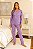 PIJAMA FEMININO INVERNO MANGA LONGA SUEDE PREMIUM ESTAMPADOS - Imagem 1