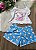 PIJAMA BABY DOLL CROPPED INFANTIL HELLO KITTY EM SUEDE PREMIUM - Imagem 2