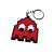 Chaveiro Pac Man Fantasma Vermelho Emborrachado - Imagem 1