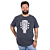 Camiseta Plus Size Estonada Guitarra Rock Fest Azul. - Imagem 1