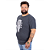 Camiseta Plus Size Estonada Guitarra Rock Fest Azul. - Imagem 3
