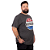 Camiseta Plus Size Estonada Gasoline Preta. - Imagem 4