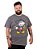 Camiseta Plus Size Estonada Cerveja Mouse Beer Cinza. - Imagem 1